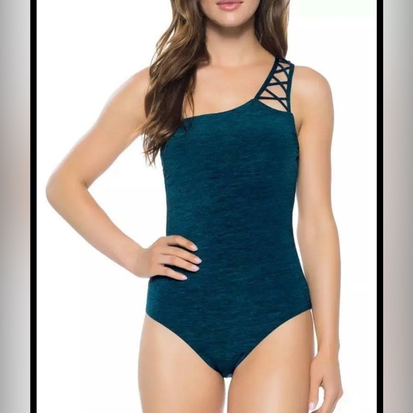 NWT Becca Mesa Verde One Piece Swimsuit Medium M - Picture 3 of 6